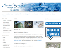 Tablet Screenshot of northcitywater.org